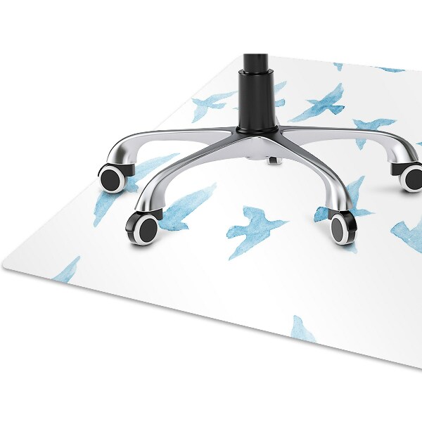 Office chair mat swallows
