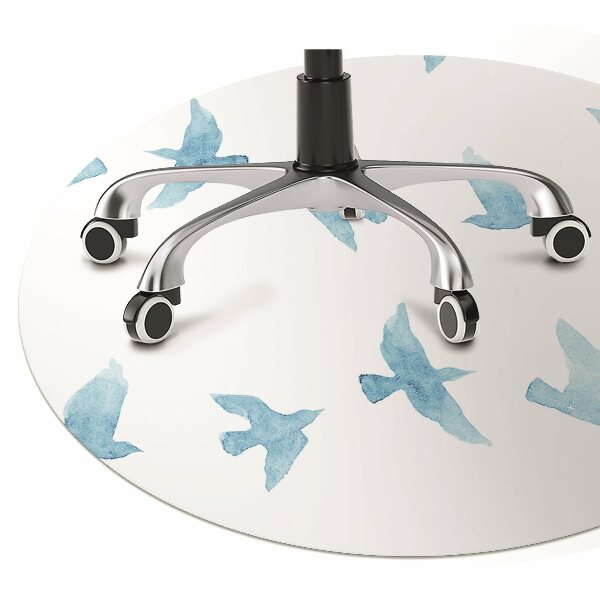 Office chair mat swallows