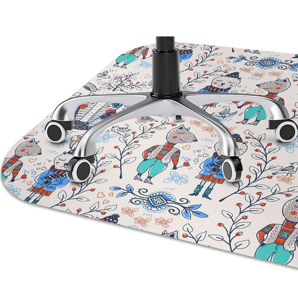 Office chair floor protector Animals