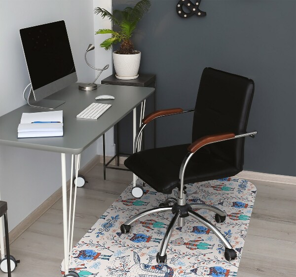 Office chair floor protector Animals