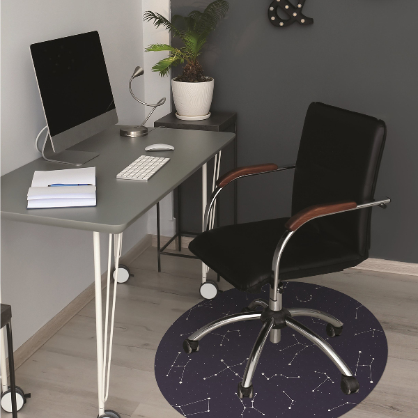Computer chair mat Constellation