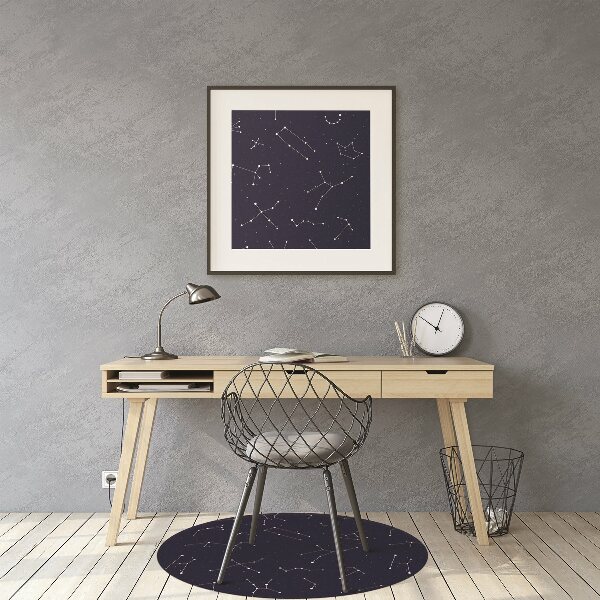 Computer chair mat Constellation