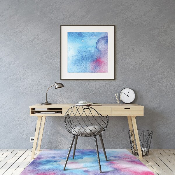 Chair mat abstract clouds