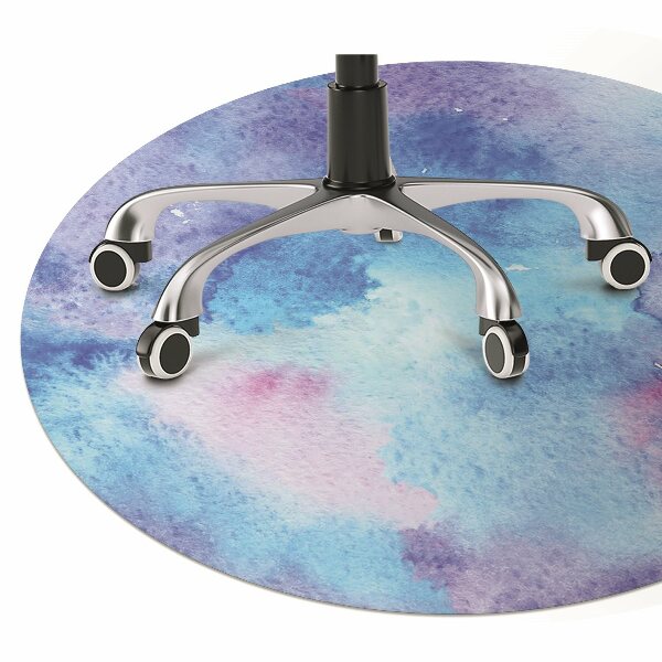 Chair mat abstract clouds
