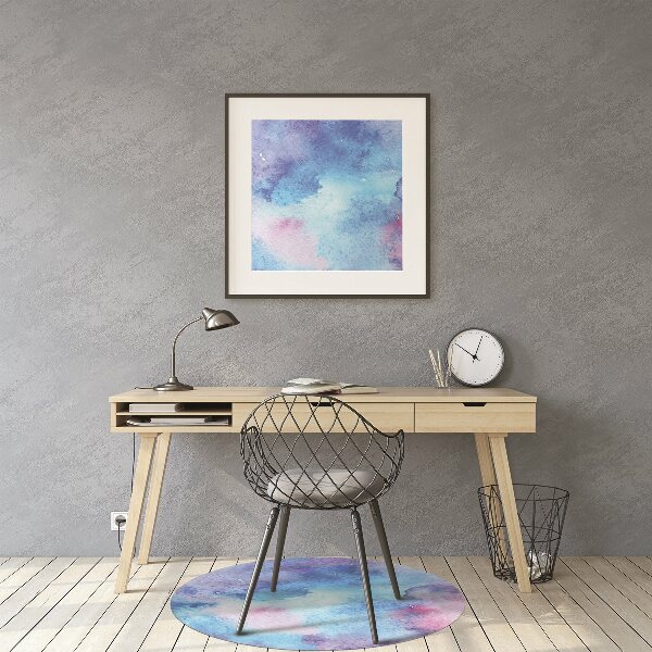 Chair mat abstract clouds
