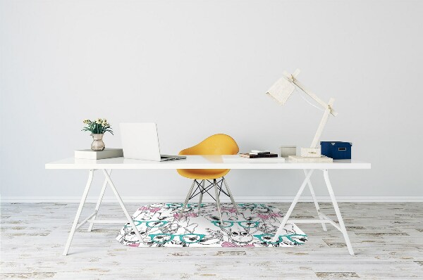 Office chair floor protector Hipster giraffe