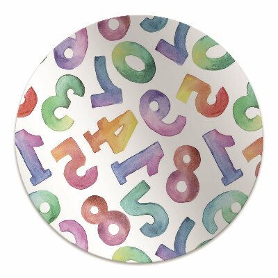 Chair mat floor panels protector colorful letters