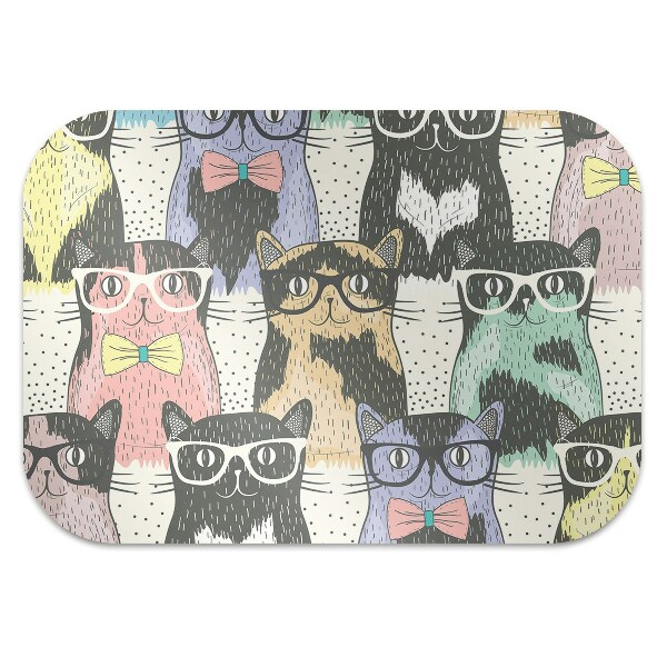 Office chair mat Cats
