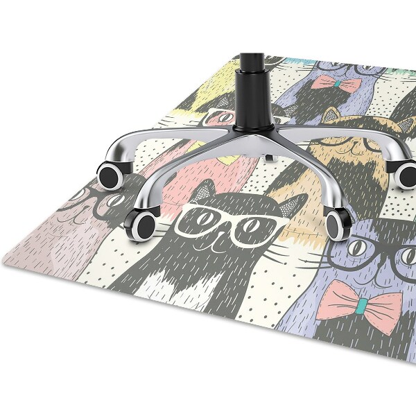 Office chair mat Cats