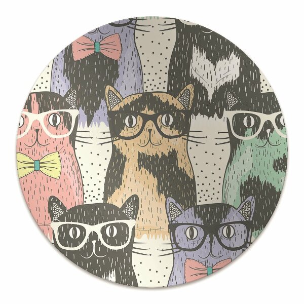 Office chair mat Cats