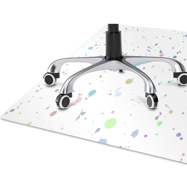 Desk chair mat Paint stain