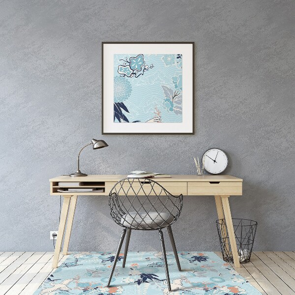 Office chair mat Heron