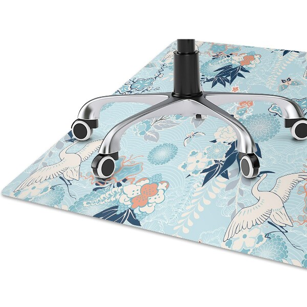 Office chair mat Heron