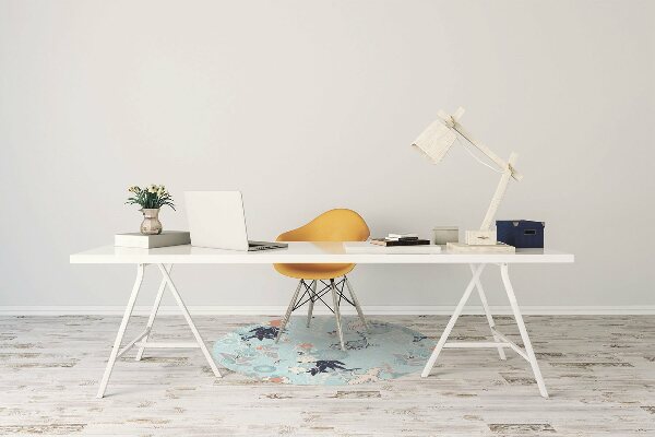 Office chair mat Heron