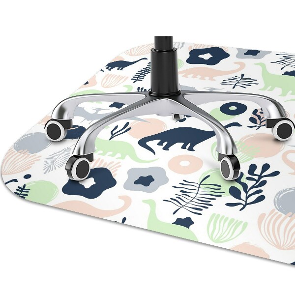 Office chair floor protector Dinosaurs