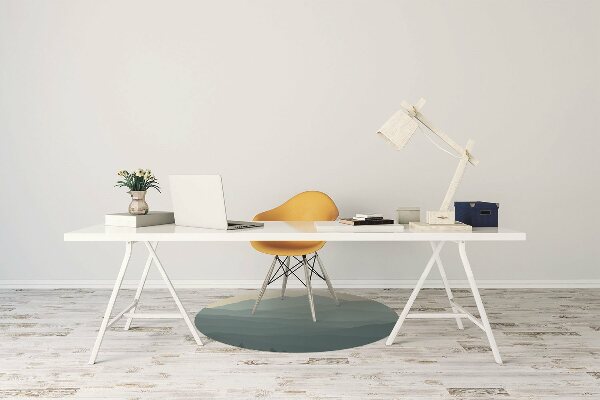 Office chair mat forest Mountains