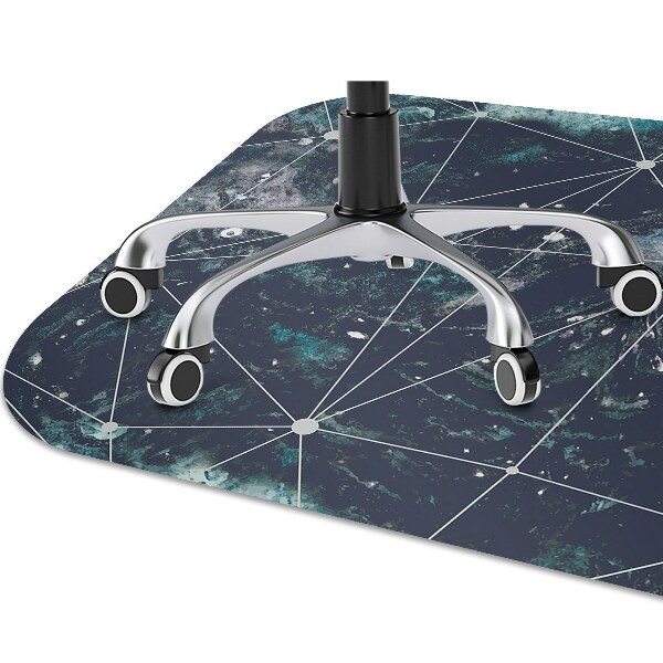 Desk chair mat Night sky