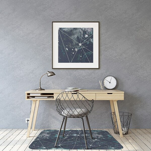 Desk chair mat Night sky