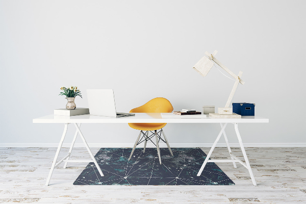 Desk chair mat Night sky