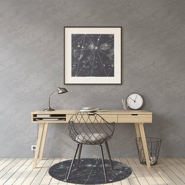 Desk chair mat Night sky