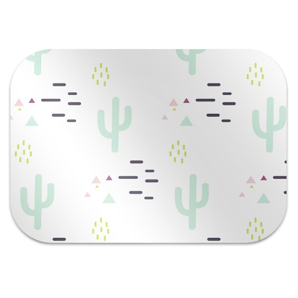 Office chair mat cacti