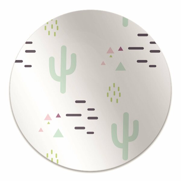 Office chair mat cacti