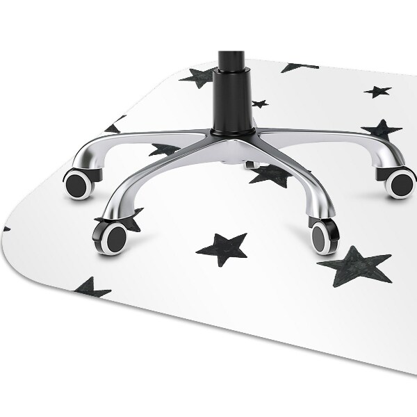 Office chair mat star