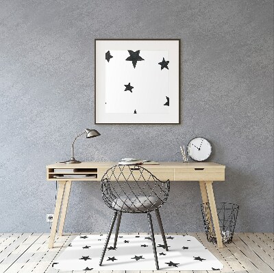 Office chair mat star