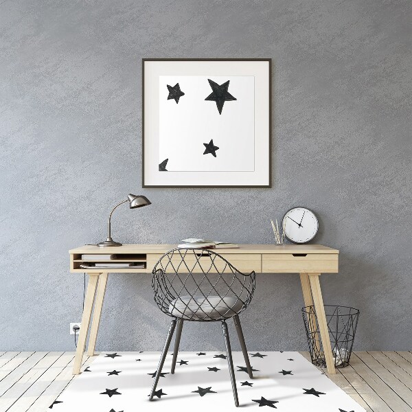 Office chair mat star