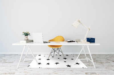 Office chair mat star