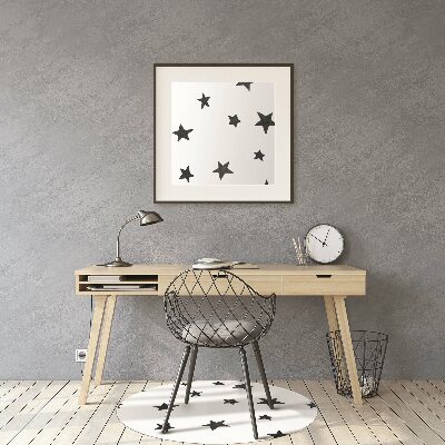 Office chair mat star