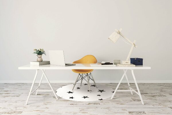 Office chair mat star