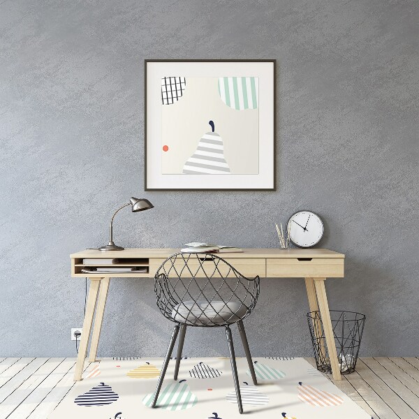 Office chair mat Pears