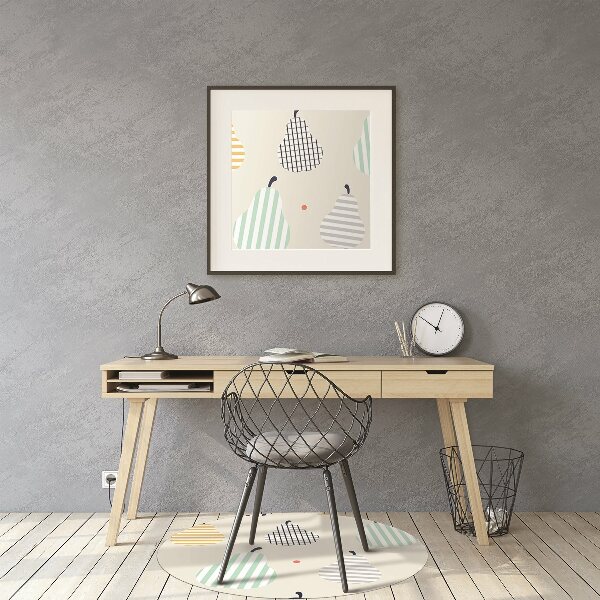 Office chair mat Pears