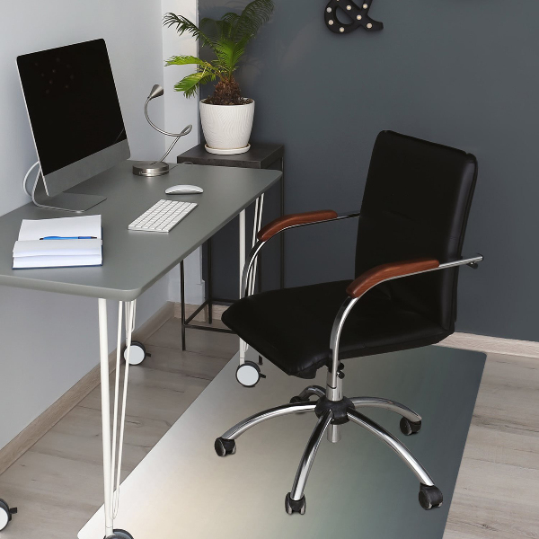 Office chair floor protector gradient Ombre