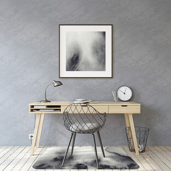 Office chair mat ink stains