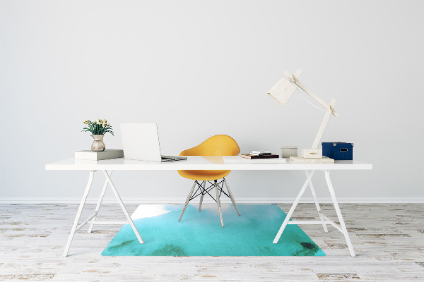 Chair mat floor panels protector Stains on canvas
