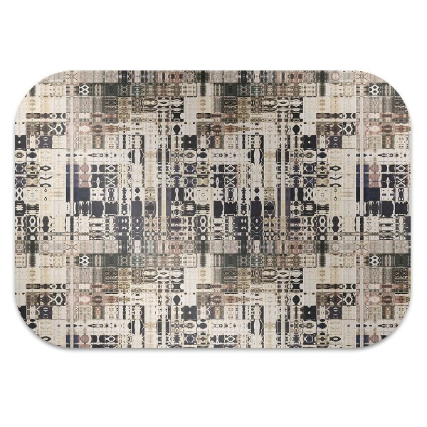 Chair mat floor panels protector Boho style tiles