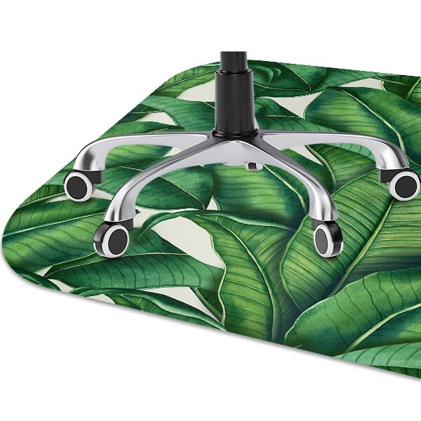 Office chair mat leaves Botanical