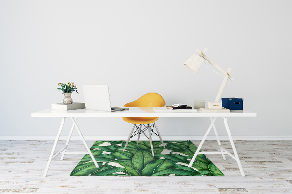 Office chair mat leaves Botanical
