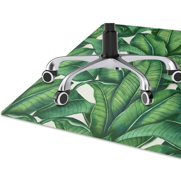 Office chair mat leaves Botanical