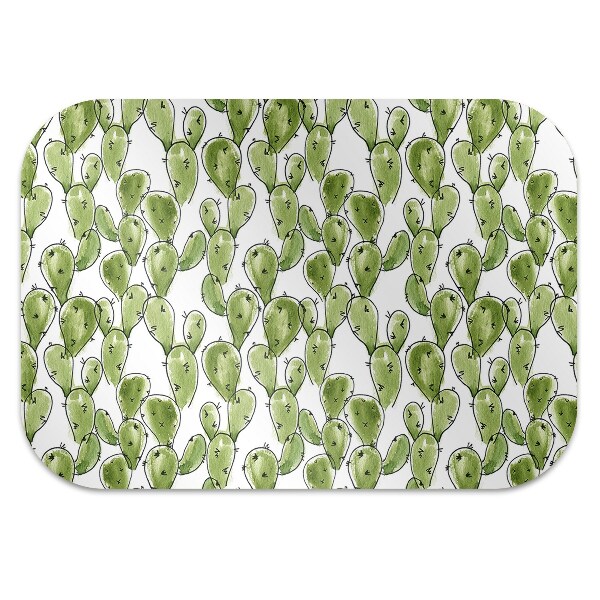 Desk chair mat cactus Boho