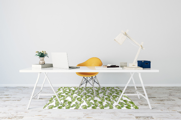 Desk chair mat cactus Boho