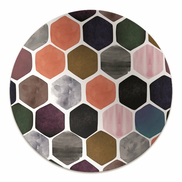 Desk chair mat Honeycomb