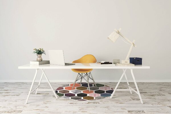 Desk chair mat Honeycomb