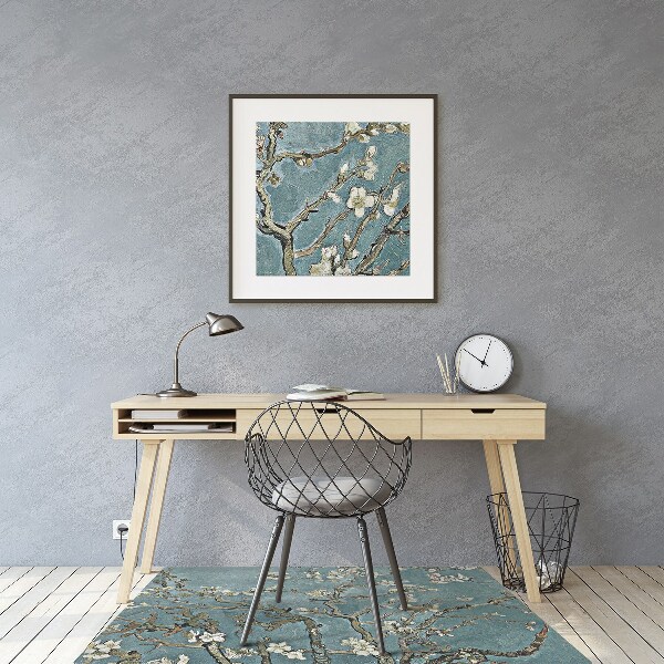 Desk chair mat Cherry Blossom
