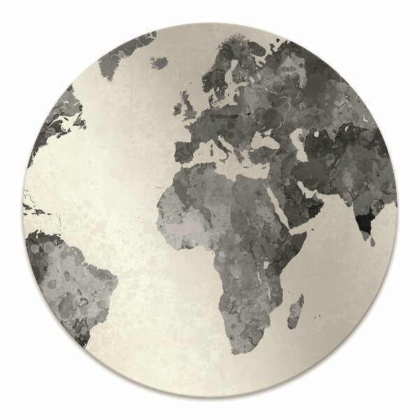 Chair mat Old world map