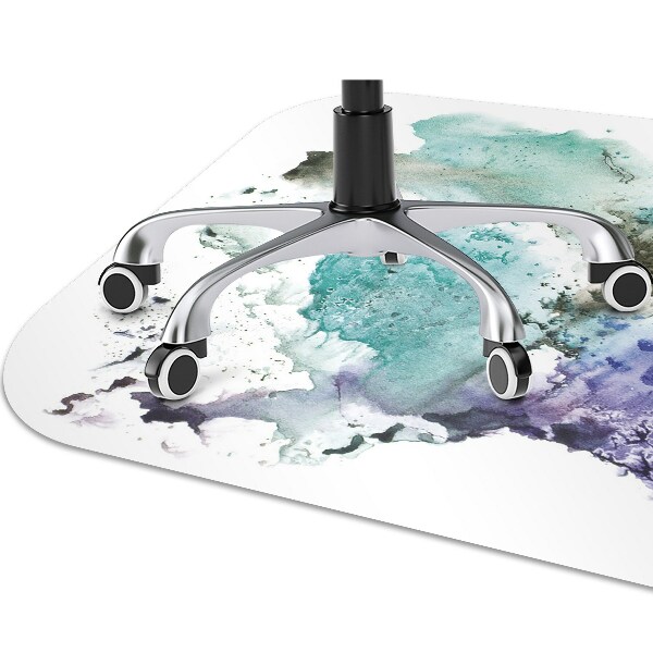 Office chair mat color ink