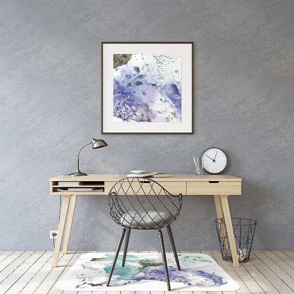 Office chair mat color ink