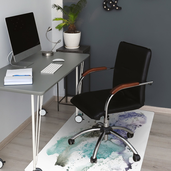 Office chair mat color ink